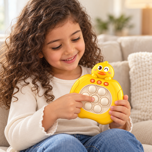 لعبة Quick Push Game Console – شكل الكتكوت الأصفر